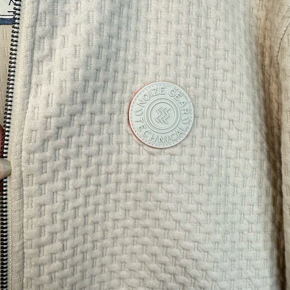 NEW NOIZE AMSTRDM Mens Casual Full Zip Sweatshirt Jacket Desert Tan Size XL - Picture 3 of 5